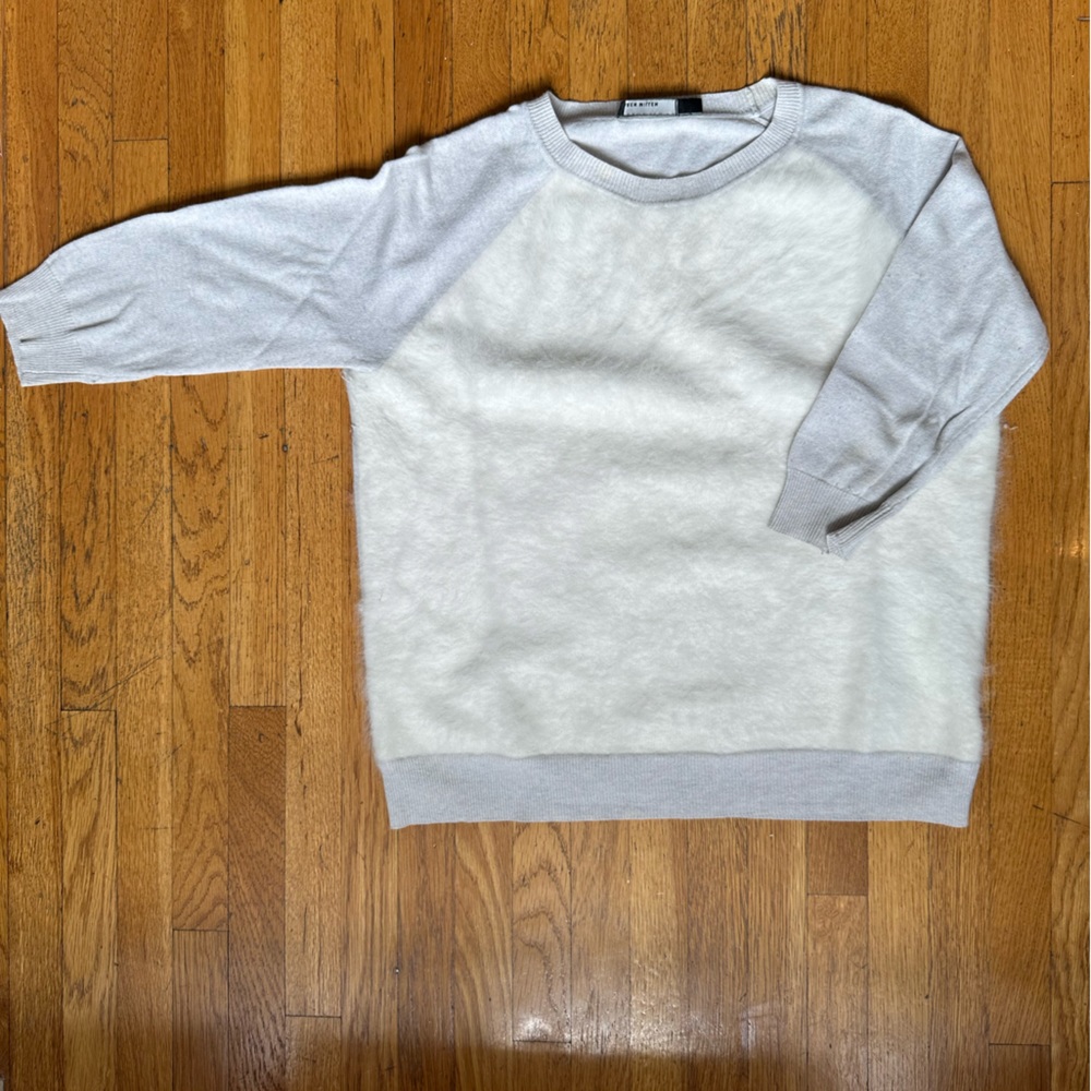 Karen Millen wool angora cashmere sweater